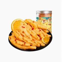 精武无骨鸡爪柠檬酸辣罐装泡椒脱骨去骨凤爪500G鸭掌200G零食小吃休闲食品