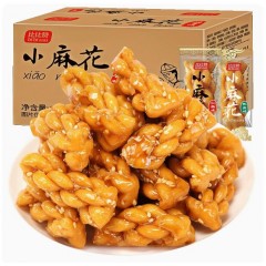 比比赞小麻花饼干整箱办公室小零食小吃单独包装休闲美食品大礼包5斤