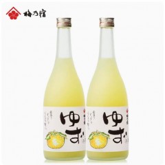 720ml*2瓶组合装日本原装进口酒梅酒女士果酒柚子酒